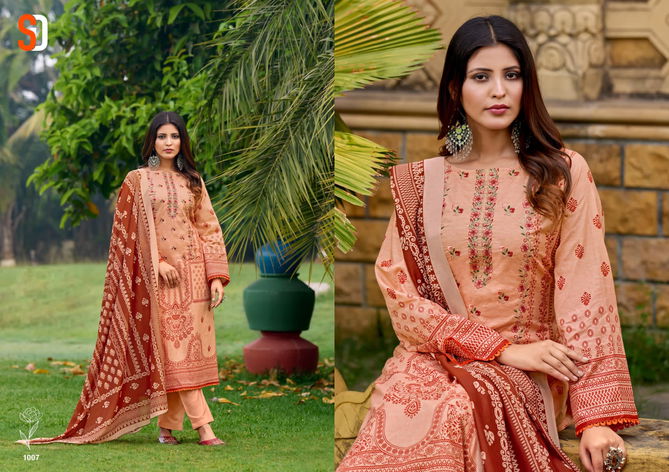 Bin Saeed Lawn Vol 6 By Shraddha Cotton Pakistani Suits Wholesale Exporters In India